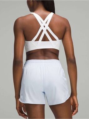 Lululemon Sports Bra Energy Zip-Front Bra High Support, B-G Cups White size 34DD